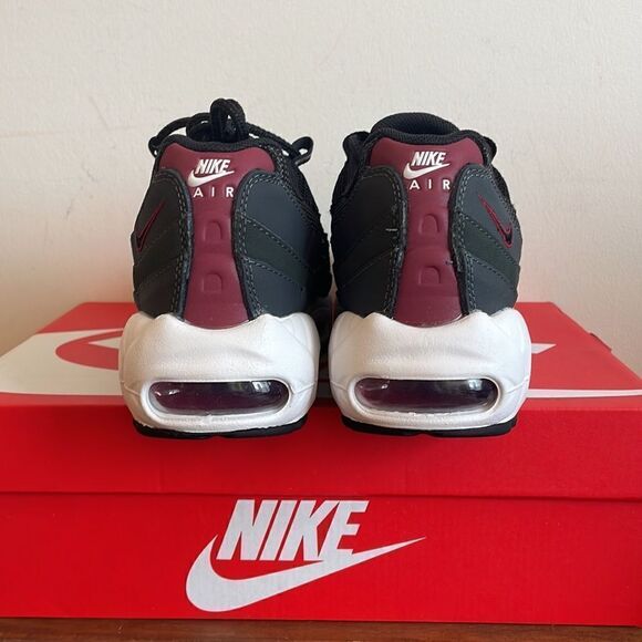 Nike Air Max 95 Essential Anthracite Team Red Men6.5/Women 8(DQ3982-001)MSRP$175 - Picture 8 of 15